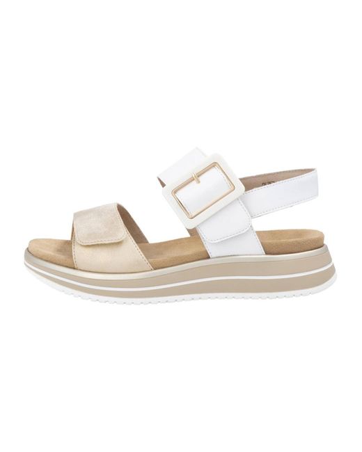 Remonte White Sandale Basic