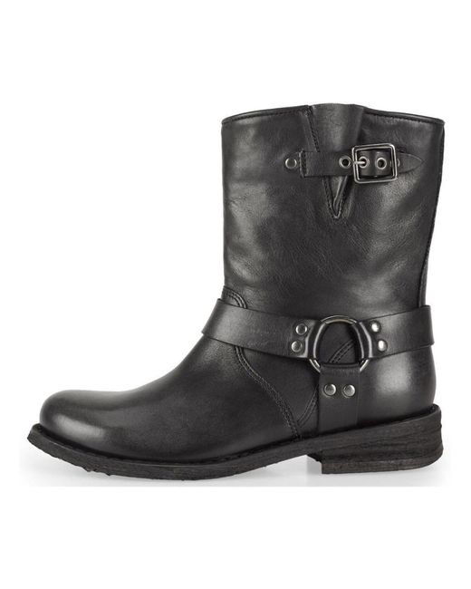 Felmini Black Stiefel 'Gredo D872'