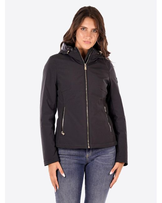 Yes Zee Black Winterjacke Giubbino