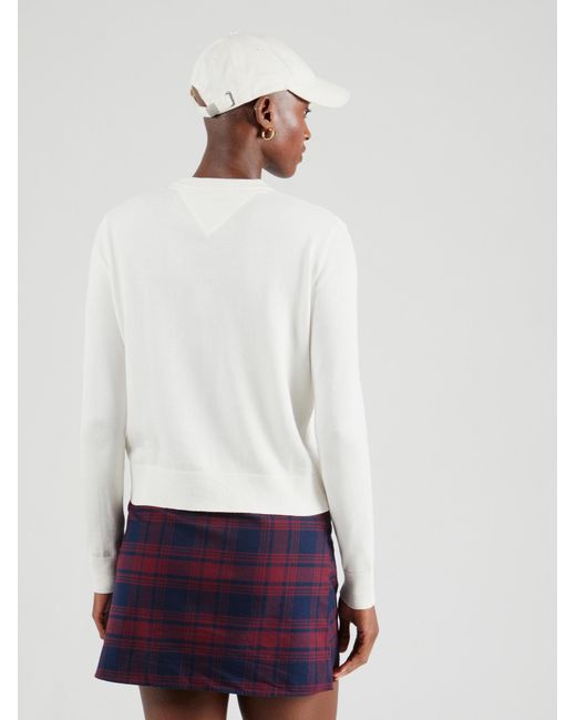 Tommy Hilfiger White Pullover Essential