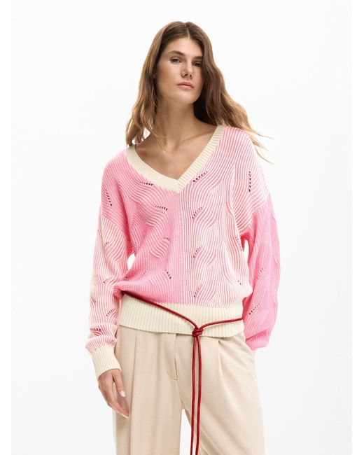 Desigual Pink Pullover