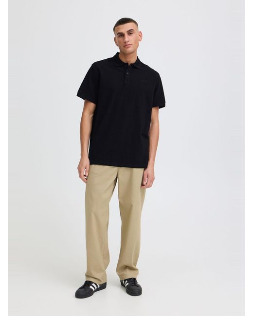 Solid Poloshirt Sdbetova in Black für Herren