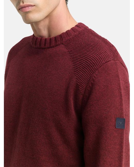 Tom Tailor Pullover in Red für Herren