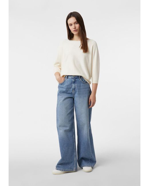 Comma, White Pullover