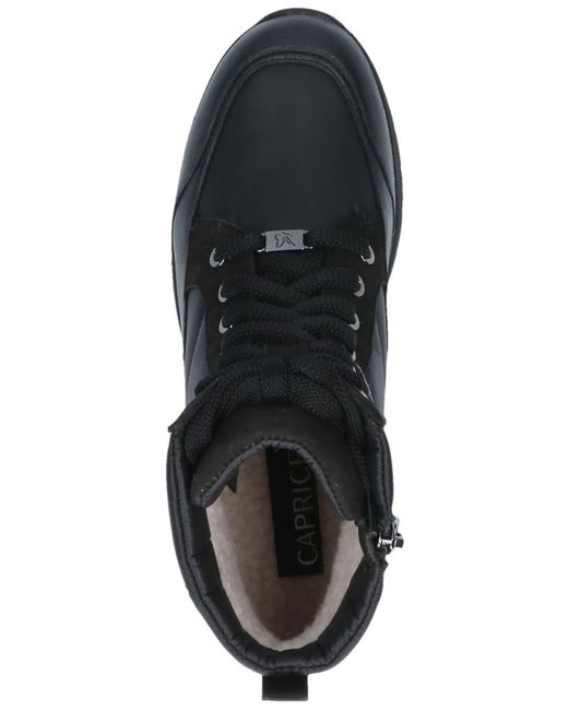Caprice Black Schnürstiefelette