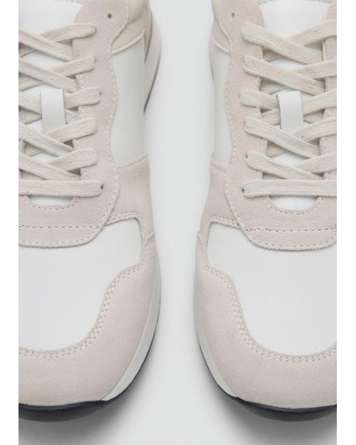 Mango Sneaker Low in White für Herren