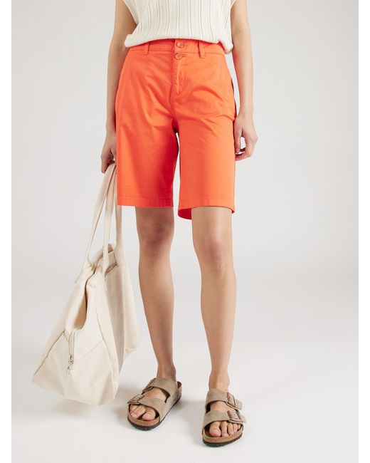 S.oliver Orange Shorts