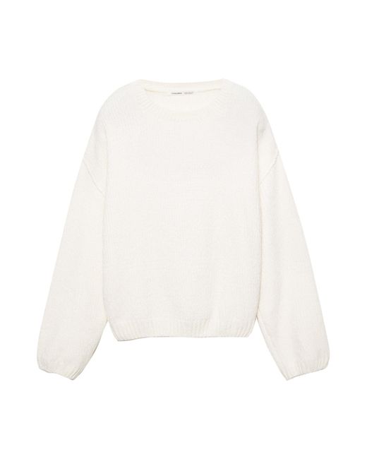 Pull&Bear White Pullover