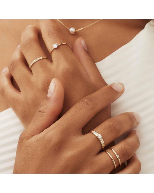 Isabel Bernard Metallic Ring