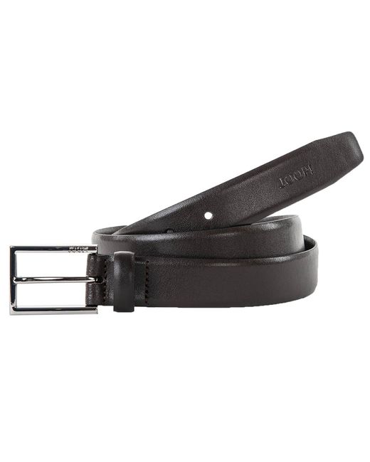 Joop! Ledergürtel (1-St) in Black für Herren