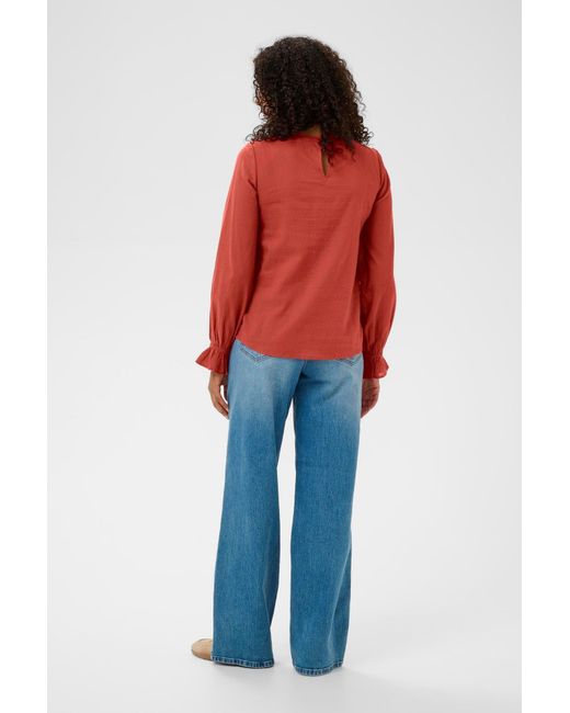 Kaffe Red Bluse Kaamalia