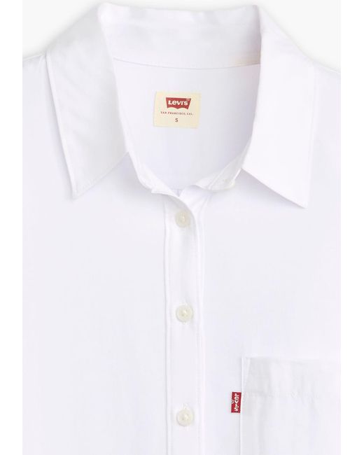 Levi's White Levis Bluse