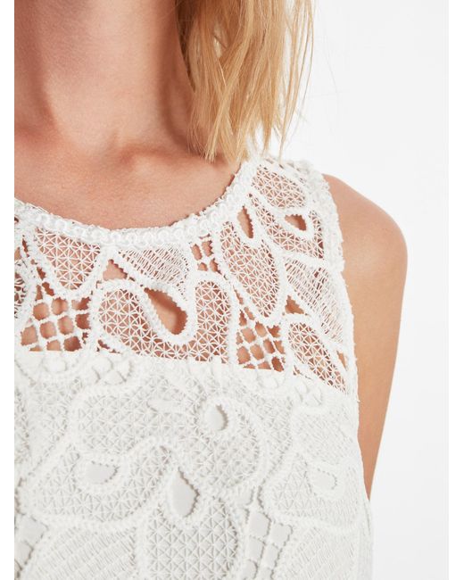 Ana Alcazar White Kleid Zafola