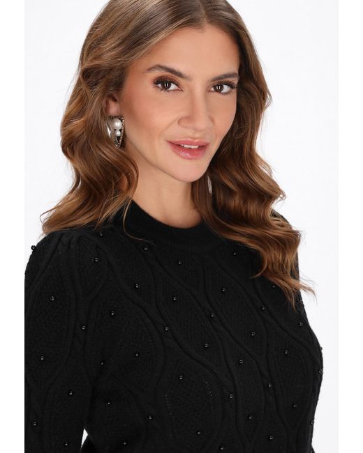 faina Black Pullover