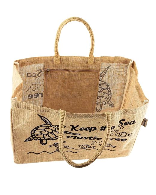 DOMELO Natural Strandtasche