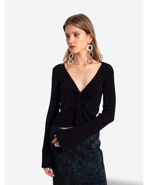 The-Are Black Pullover