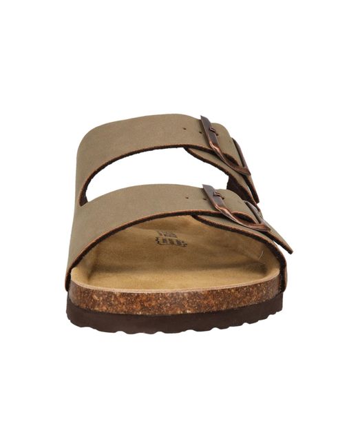 Nous Pantolette in Brown für Herren