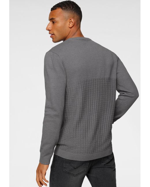 Bruno Banani Pullover in Gray für Herren