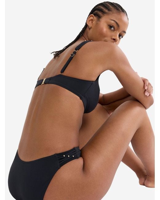 Triumph Black Tai-Bikinislip Label Palina Love By The Sea