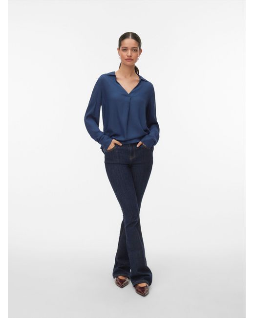 Vero Moda Blue Bluse Vmbumpy
