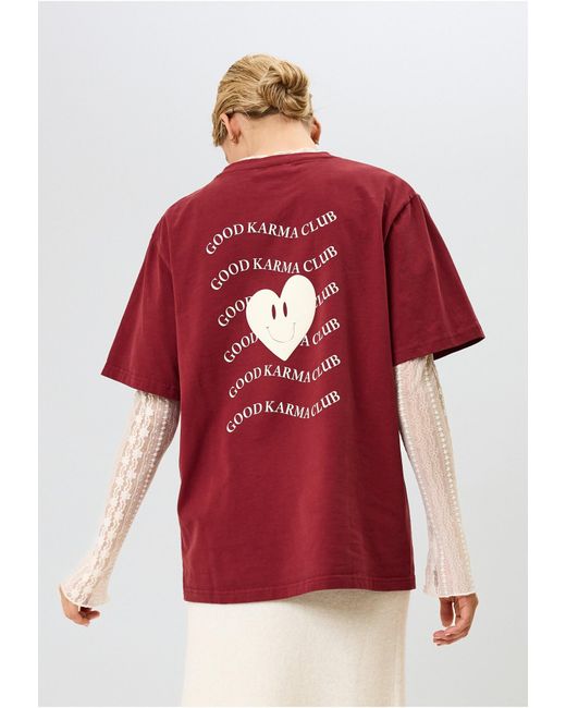 Oh April Red T-Shirt Good Karma Wave