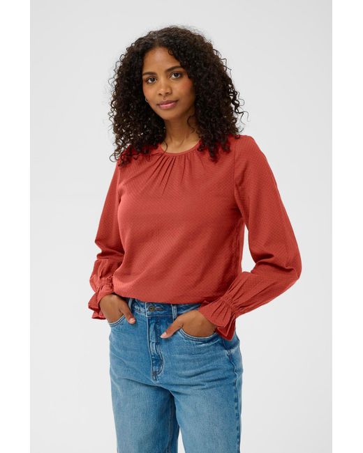 Kaffe Red Bluse Kaamalia