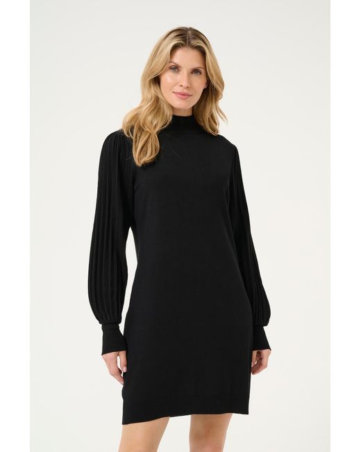 Kaffe Black Strickkleid 'Ananna