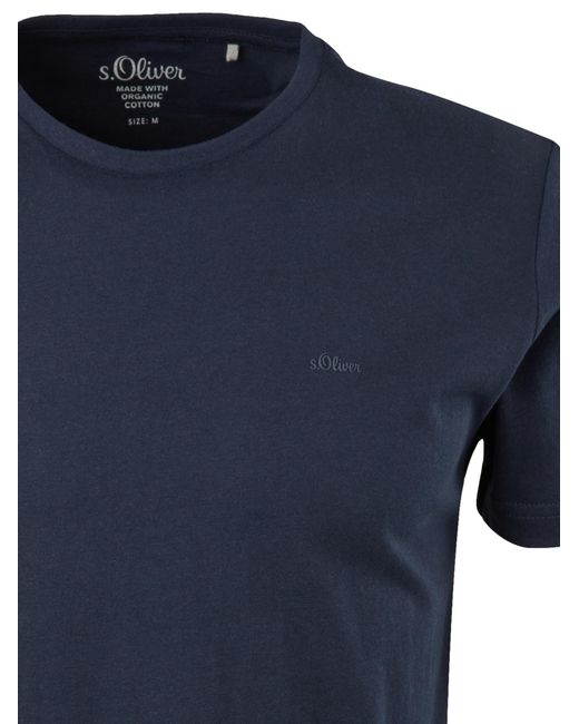 S.oliver Shirt Basic in Blue für Herren