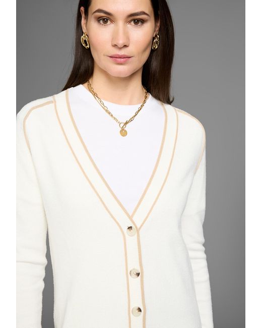Hechter Paris White Strickjacke