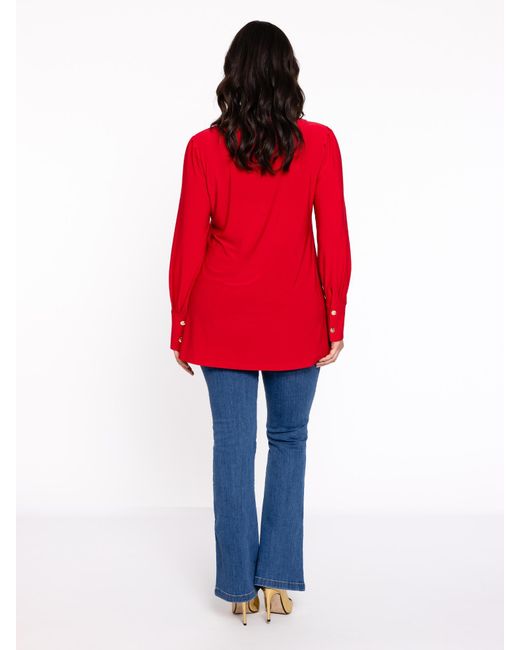 Yoek Red Bluse