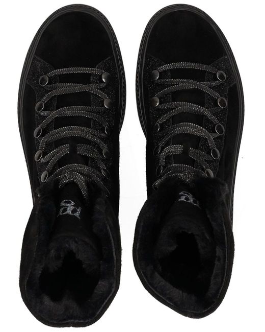 Paul Green Black Schnürstiefelette