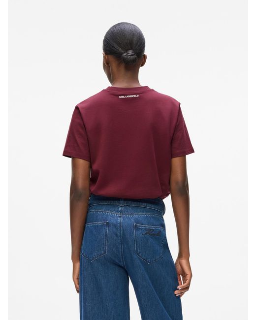 Karl Lagerfeld Red T-Shirt