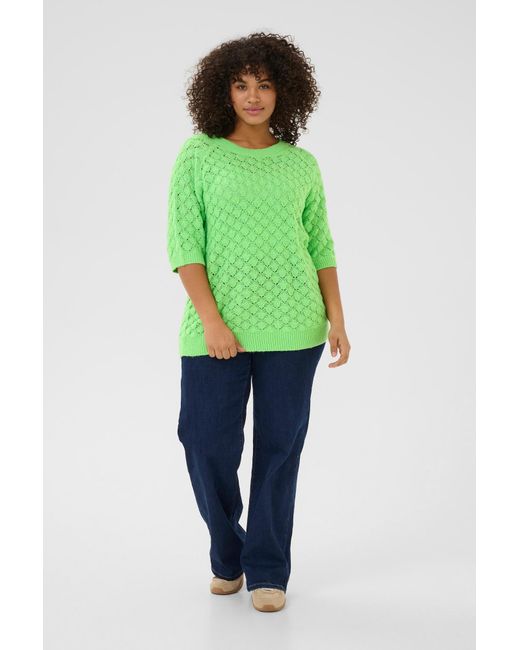Kaffe Green Pullover Mani