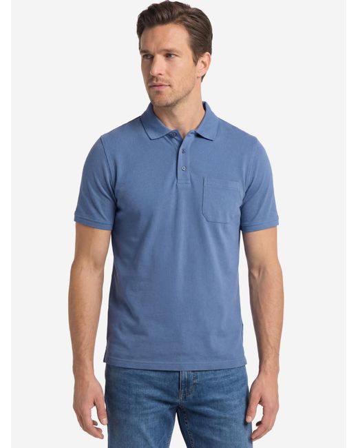 Redmond Shirt Basic in Blue für Herren