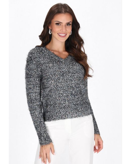 faina Gray Pullover