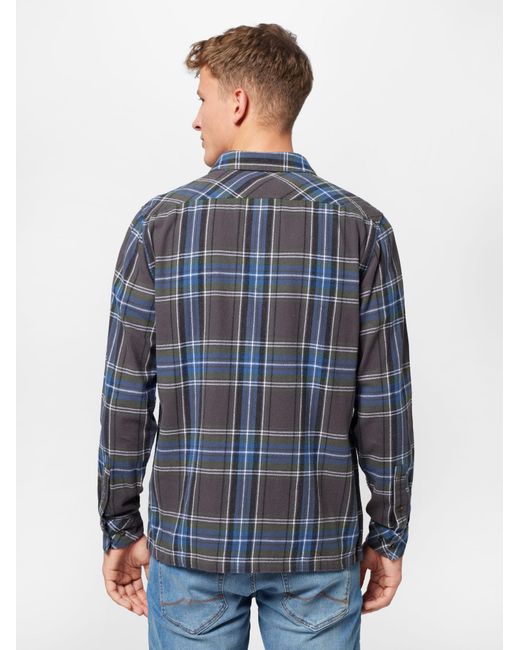 Solid Hemd Danar in Blue für Herren