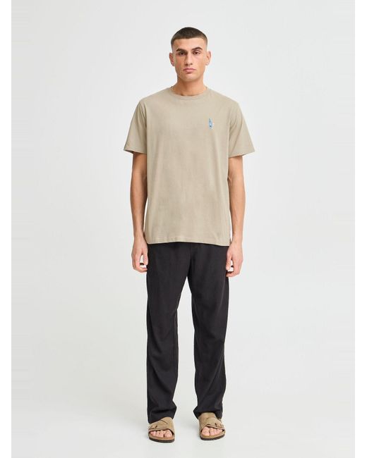 Solid T-Shirt Sdowens in White für Herren