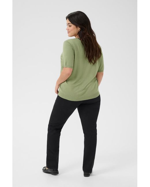 Kaffe Green Pullover Lizzy