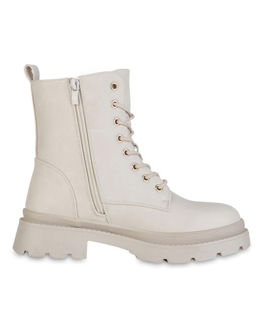 VAN HILL Natural Schnürstiefelette 'Eleanor'