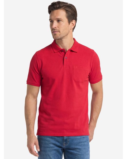 Redmond Shirt Basic in Red für Herren