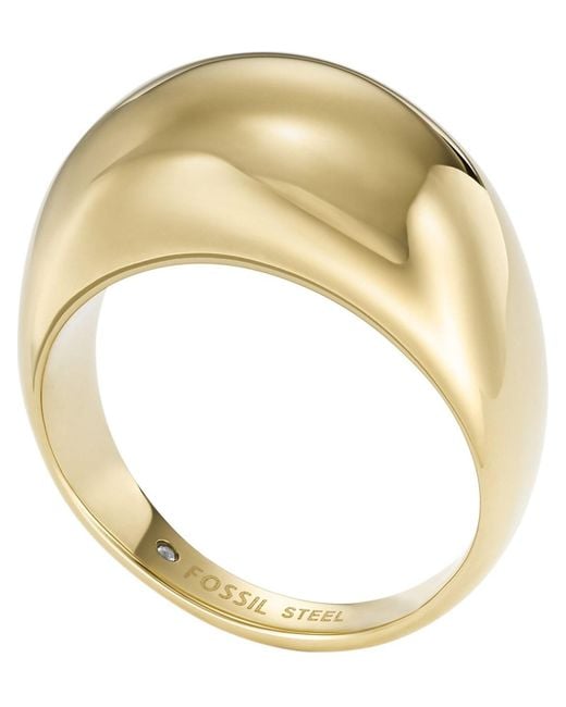 Fossil Metallic Ring