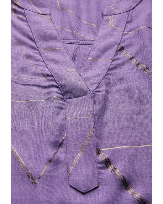Cecil Purple Bluse