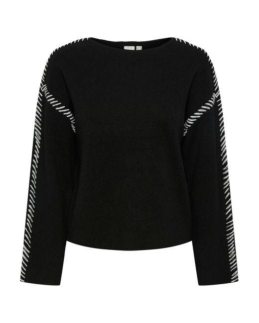 Y.A.S Black Pullover Stitcha