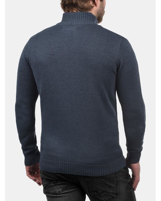 Solid Strickjacke Tristan in Blue für Herren