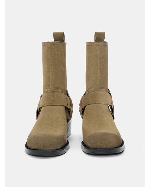 Pull&Bear Green Stiefelette