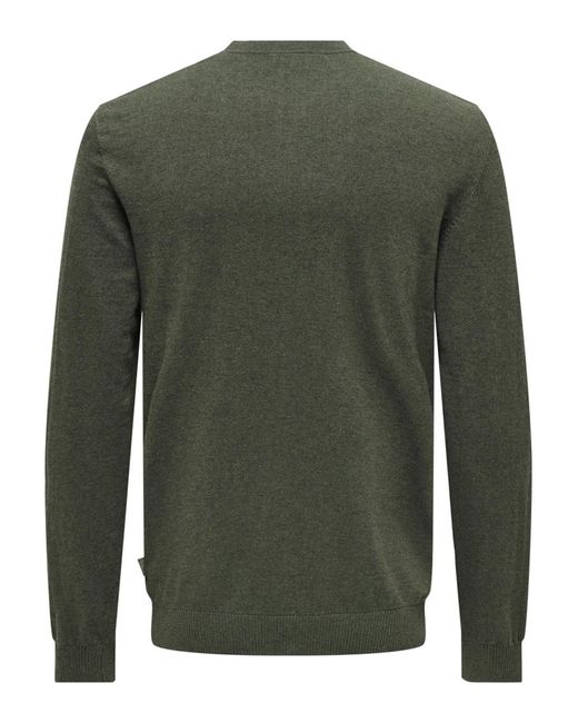 Only & Sons Pullover Onsloui in Green für Herren