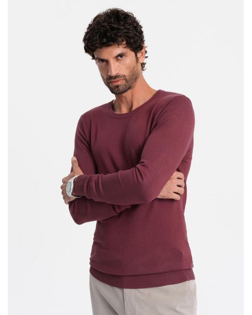 Ombre Pullover in Red für Herren