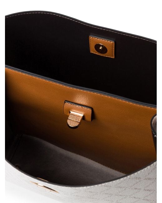 L. CREDI White Handtasche Filiberta
