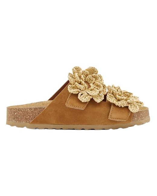 Desa Metallic Pantolette Folien