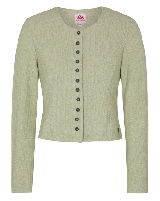 Spieth & Wensky Green Strickjacke 'Dietzing'
